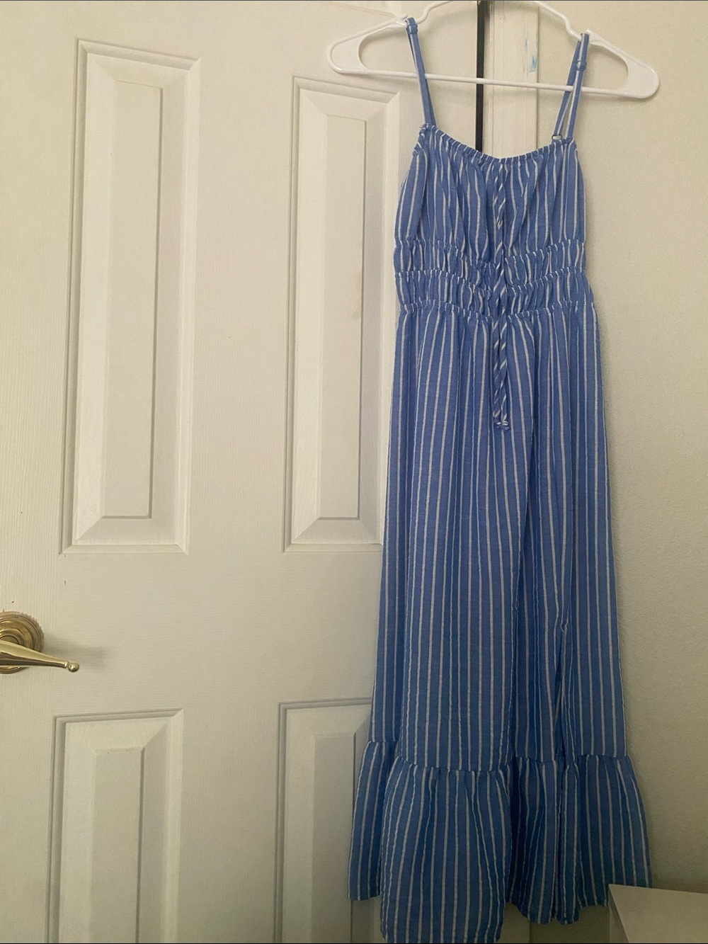 Blue Striped Dress